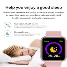 Y68 Fitness Smartwatch – Multi-Function Health & Sleep Tracker for Men and Women